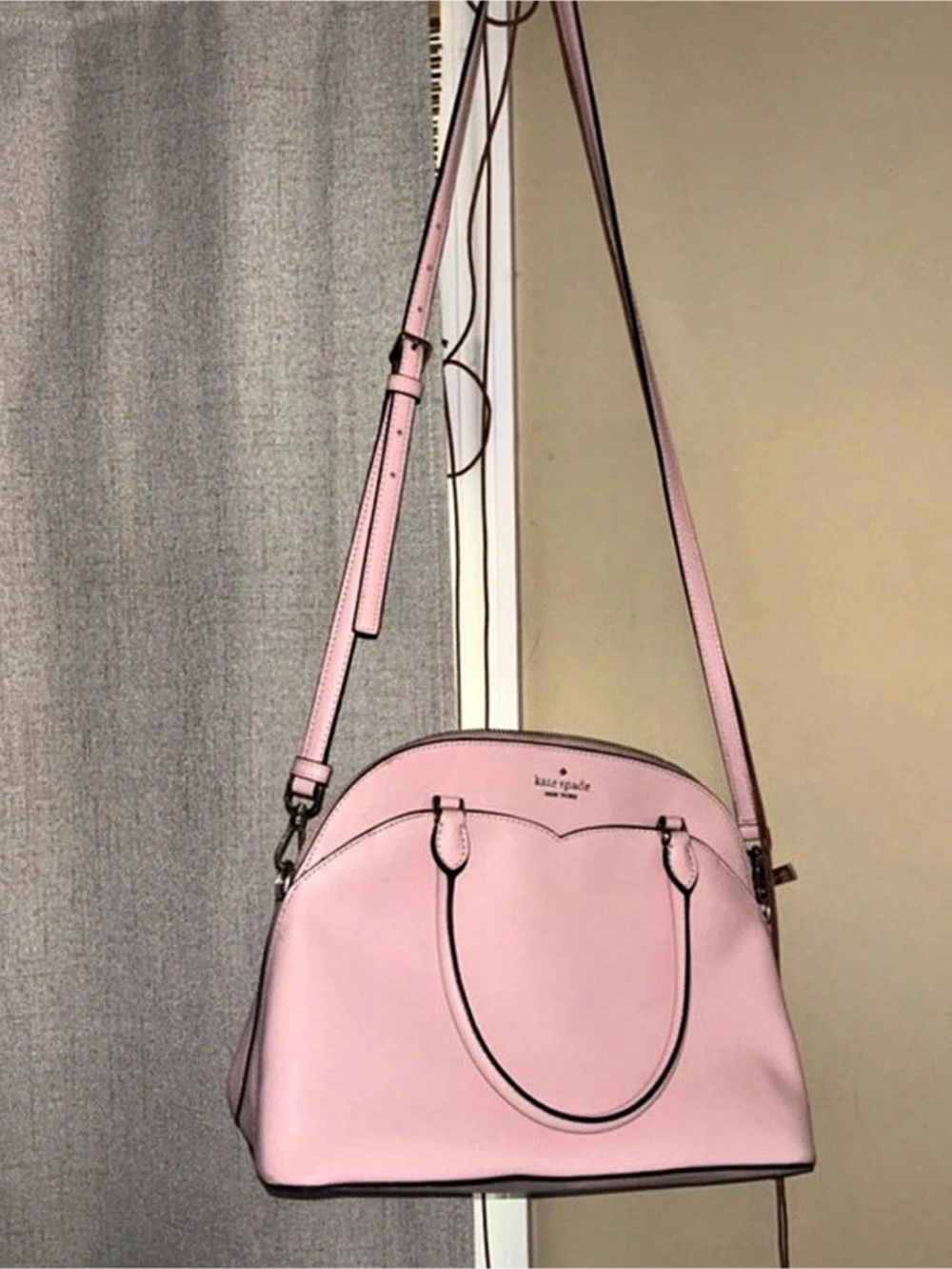 Kate Spade Sadie Medium Dome Satchel Pink Shoulder Bag